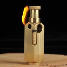 Copper Vintage Antique Trench Lighter Reusable Cool for Smoking Cigarette Flame picture
