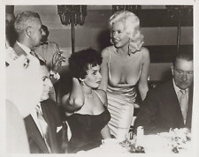 SOPHIA LOREN + JAYNE MANSFIELD AT ROMANOFF'S 1957 ICONIC HOLLYWOOD Photo C34 picture