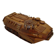 AAV7 Mahogany Wood Desktop Military Vehicle Model picture