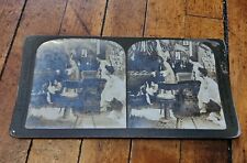 1902 Antique H.C. White Stereoview Finale a Chapter in Revelation Girls in  Dorm picture