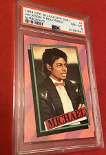 Rare 1984 OPC O-PEE-CHEEE Michael Jackson Series 1 #6 PSA 8 HIGHEST GRADED picture