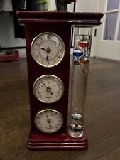 Galileo Weather Station Thermometer Barometer Hygrometer & Clock picture
