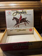 Hunter imperial 5 Cent Hole In Head Empty Cigar Box picture