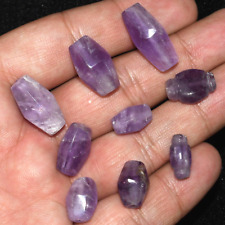 Lot Sale 9 Large Ancient Roman Amethyst Stone Bead circa 1st - 2nd Century AD picture