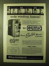 1957 Eumig Electric Movie Camera Ad - Ends Winding picture