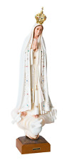 Our Lady Of Fatima Virgin Mary Religious Statue Made in Portugal 29.5 Inch picture