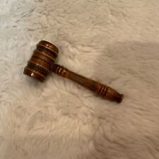 RARE Monistat 7 Mini GAVEL Wood Statue. Rare ONE OF A KIND - Funny Gag Gift... picture