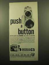 1961 Eumig C5 Movie Camera Ad - Push a Button picture