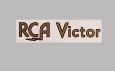 RCA Victor Radio Logo Water Slide Decal Sticker - Old Antique Vintage Tube Radio picture