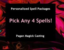 Personalized Spell Package - 4 Spells - Pagan Magick - Pick Any 4 Spells picture