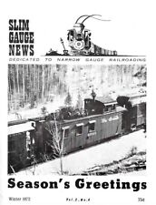 Slim Gauge News 1972 D&RG Mountaineer Steam Locomotive Leadville Silver Mine HO picture