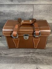 Casemakers Top Grain Cowhide Brown Leather Vintage Camera Photographers Case Key picture