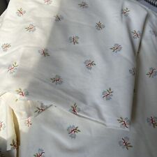 Vintage Percale Floral King Sheet and Pillow Case Cotton/Poly Blend Cottage Core picture