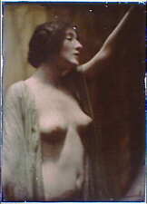 Nude woman,Audrey Munson,color autochromes,portrait photographs,A Genthe,1906 picture