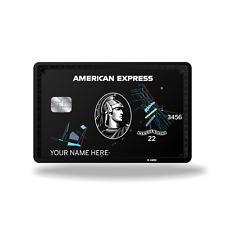 Custom Metal Card 1:1 Premium American Express Centurion RK edition Amex Black picture