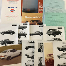 1977 Datsun Press Kit Brochure Photos FRENCH 200SX Sportruck 280Z 280 Z B210 + picture