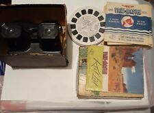 VTG Sawyers View Master Stereoscope Bakelite with many old reels...READ picture