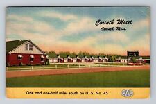 Corinth MS-Mississippi, Corinth Motel Advertising Antique Vintage c1953 Postcard picture