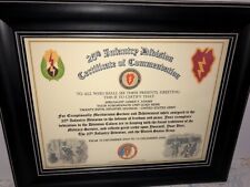 25TH INFANTRY DIVISION / COMMEMORATIVE - CERTIFICATE OF COMMENDATION picture