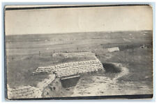 c1910 Trench System Front of Albert France WW1 Antique RPPC Photo Postcard picture