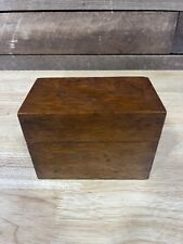 Vintage Small Wooden Jewelry Trinket Box picture
