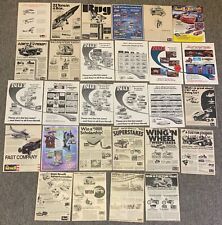 collection/lot of 24 REVELL MODEL KIT ADS ~ 1964-2001 picture
