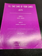 I'll Take Care of Your Cares Sheet Music by Mort Dixon picture