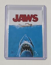 Jaws The Movie Limited Edition Artist Signed Movie Poster Trading Card 8/10 picture