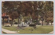 Vogt Park Rockford Illinois c1910 Antique Postcard picture