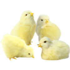 4PCS Simulation Chick Plush Toy Realistic Furry Animal Doll Chicken-Random Style picture