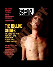 1986 Mick Jagger of The Rolling Stones On Spin Magazine Cover 8x10 Photo picture