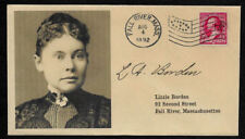 Lizzie Borden collector's envelope w original period stamp 125 years old OP1370  picture