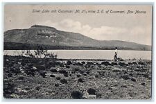1908 Silver Lake Tucumcari Mt Southeast Tucumcari New Mexico NM Vintage Postcard picture