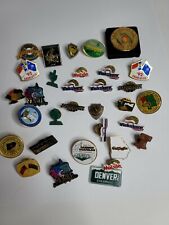 Lot 32 plus Vintage U.S. State and City Pins Souvenirs picture