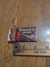  MATCHBOOK: BOX: Edward's PIPE SHOPS. Tampa, Florida  MBB1 picture