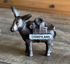 Vintage Metal Donkey Disneyland Figurine 1950’s Souvenir Mule Figure picture