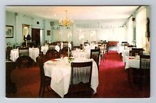 Stockbridge MA-Massachusetts, Dining Room, Red Lion Inn, Vintage Postcard picture