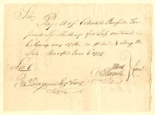 1777 dated Oliver Ellsworth signed Revolutionary War Pay Order - Connecticut Rev picture