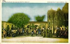 VTG Postcard- 13. PAGEANT INDIAN CRAFTS SAN GABRIEL, CA. UnPost 1910 picture
