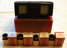 VINTAGE TRU-VUE STEREOSCOPE VIEWER with 4 Film strips VGC picture