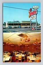 Postcard FL Fort Lauderdale Florida Lester's Diner Interior Exterior Vintage V20 picture