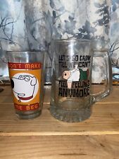 Family Guy Peter Griffin Stein & Brian Pint Glasss picture