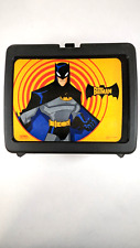 Batman Thermos Brand Black Plastic Lunch Box With Drink Bottle.  New picture