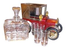 1918 Ford DRINK SET, metal/glass, in the shape of a car with music Box  picture