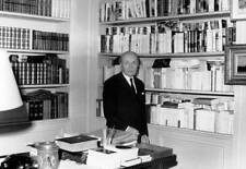 The French writer Maurice GENEVOIS posing eve 78th birthday of- 1968 Old Photo picture
