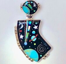 Major Tom Opal NASA Space Astronaut Pendant Opal VIDEO Weird Awesome OLD Body picture