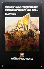 1973 MGM Grand Hotel Casino Las Vegas Grand Opening Poster Ben-Hur Vintage picture