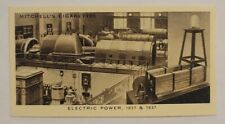 1937 Mitchell's Cigarettes WONDERFUL CENTURY 1837-1937 #39 Electric Power (B) picture