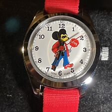 SERIOUSLY RARE Hippy Mickey Mechanical “Love” Watch;Runs/LooksGREATCollectors picture