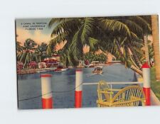 Postcard A Canal In Tropical Fort Lauderdale Florida USA picture